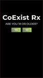 Mobile Screenshot of coexistrx.com